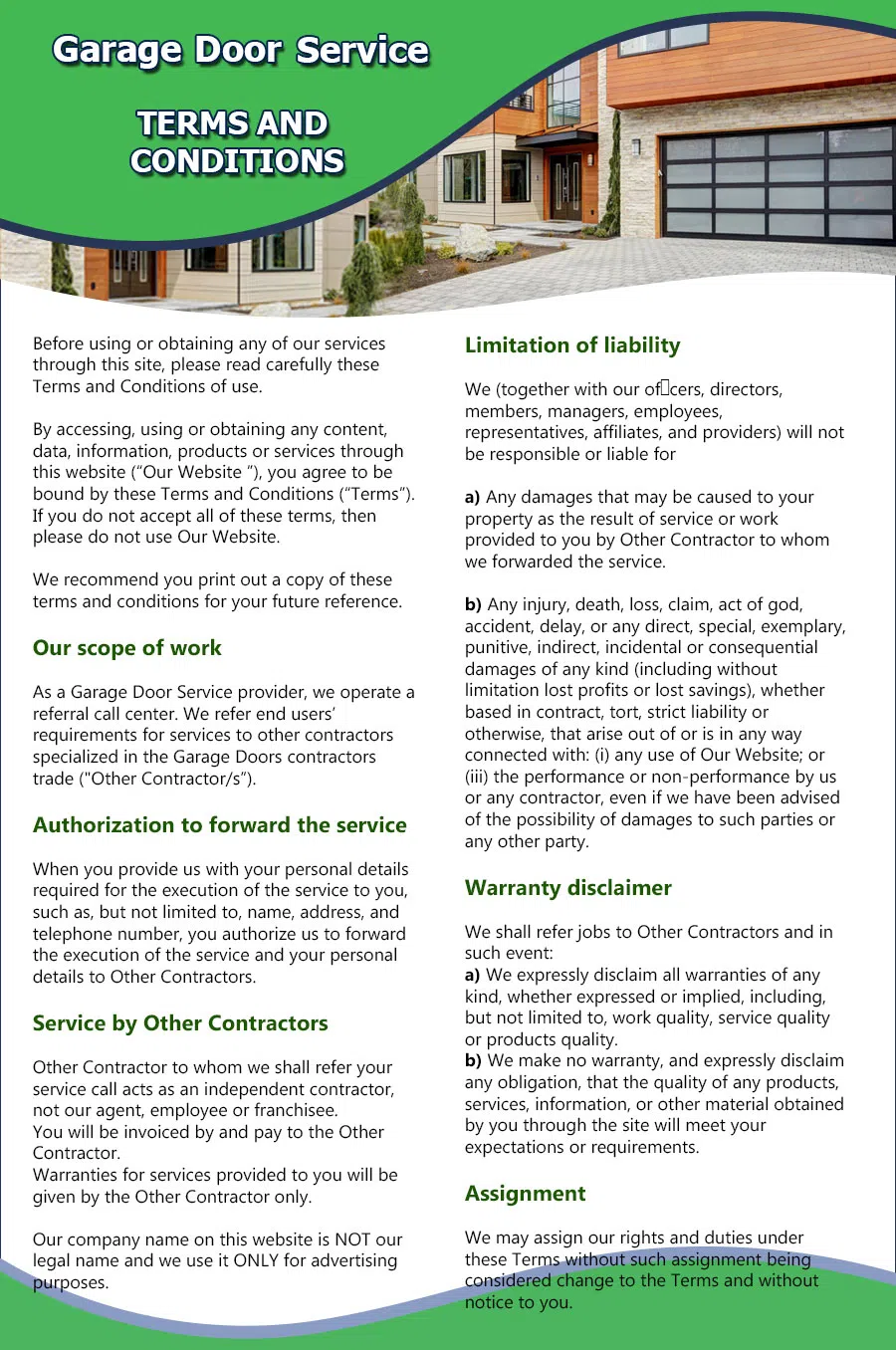 Neighborhood Garage Door Quincy, MA 617-221-3878